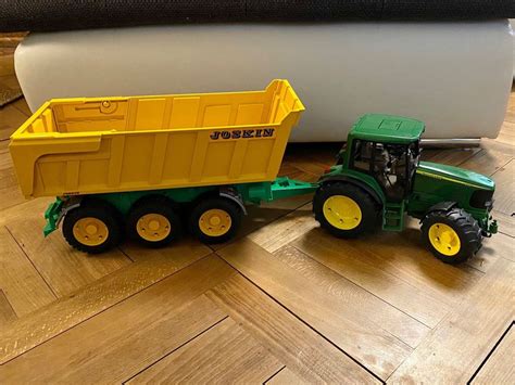 Bruder Traktor John Deere Mit Anh Nger Kaufen Auf Ricardo