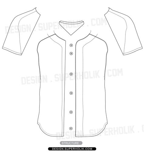 Baseball Jersey vector template set | hellovector