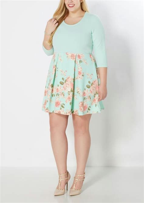 Rue 21 Plus size dresses Stylish, comfortable and AFFORDABLE | Pleated skater dress, Nice ...