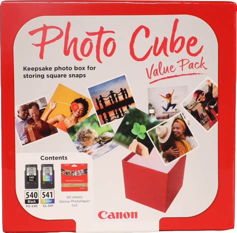 Canon PG 540 CL 541 Photo Cube Schwarz Mehrere Farben Value Pack