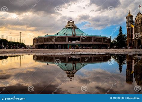 Basilica of Our Lady of Guadalupe, Mexico City Stock Image - Image of ...