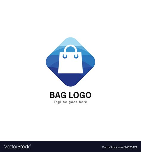 Shop logo template design logo with modern Vector Image