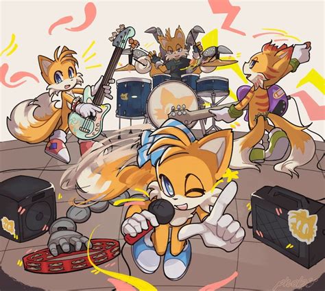 Tails Nine Sails And Mangey Sonic Prime Drawn By Pholooo Danbooru