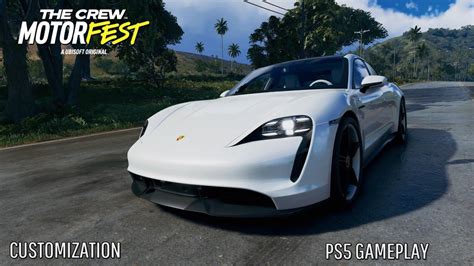 The Crew Motorfest Porsche Taycan Turbo S Customization Youtube