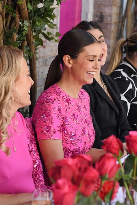 Nina Dobrev Wore Valentino Pink Valentino Pink Pp X Saks Luncheon In