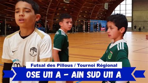 2024 01 20 OSE U11 A Ain Sud U11 A Futsal Des Pillous Tournoi