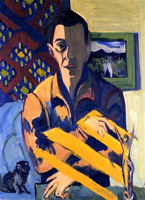 Self Portrait Ernst Ludwig Kirchner Expressionism