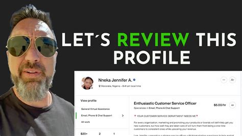 Upwork Profile Review Jennifer Virtual Assistant Youtube