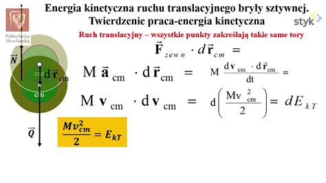 Fizyka I odc 45 Energia bryły sztywnej YouTube