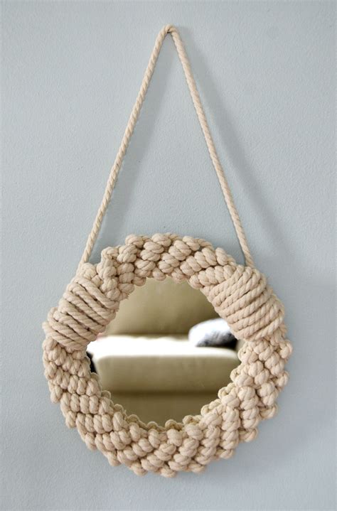 Simple DIY Rope Mirror