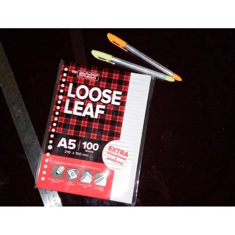 Jual Kertas Loose Leaf A5 Shopee Indonesia