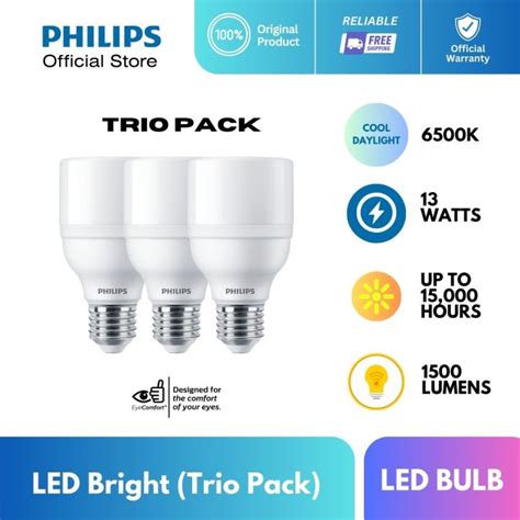 Philips Mycare Led Bright Led Bulb Watts Cool Daylight E Led