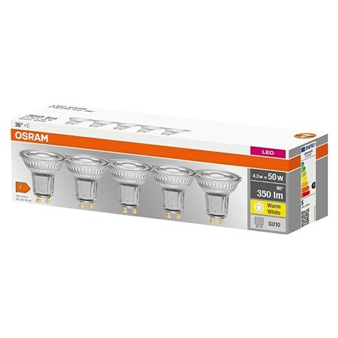 Osram LED Lampe Reflektor GU10 GU10 Nicht Dimmbar Warmweiß 350 lm