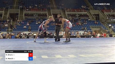 132 Lbs Semis Haiden Drury Washington Vs Kellyn March South Dakota