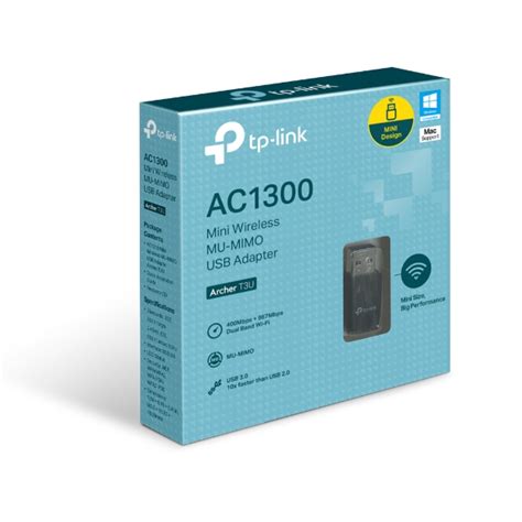 Archer T3U AC1300 Mini Wireless MU MIMO USB Adapter TP Link Portugal