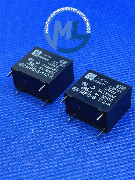 RELE MPD S 112 A 12V 5AMP 4 TERMINAL MEISHUO MLComp