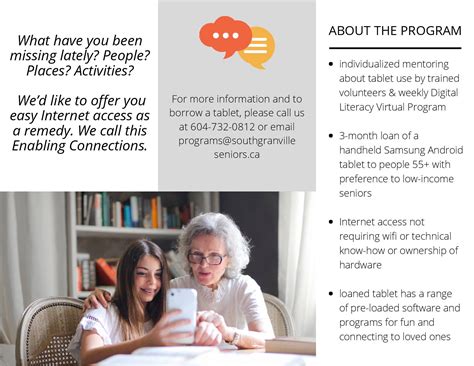 Enabling Connections A Tablet Lending Library For Seniors Dunbar