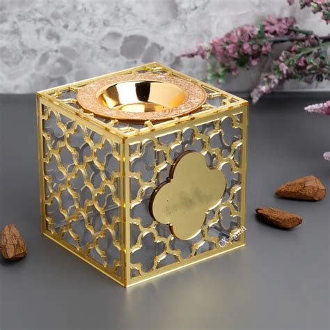 Luxury Acrylic Calligraphy Incense Burner Arabic T Censer Incense