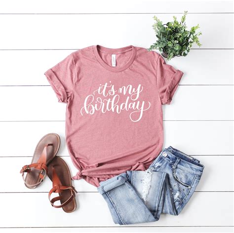 Its My Birthday Birthday Shirt For Women Birthday Etsy