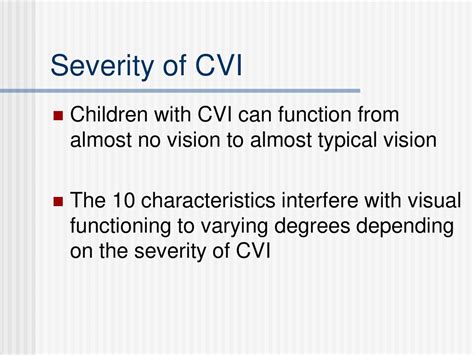 Cortical Visual Impairment Ppt Download