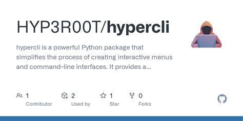 Github Hyp R T Hypercli Hypercli Is A Powerful Python Package That