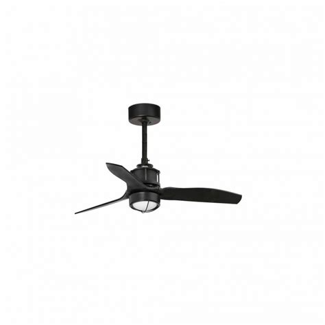 Ventilador De Techo Faro Just Fan DC Xs 81cm Negro Con Luz