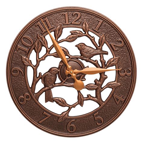 Whitehall Products 16 Woodridge Indoor Outdoor Wall Clock Wayfair