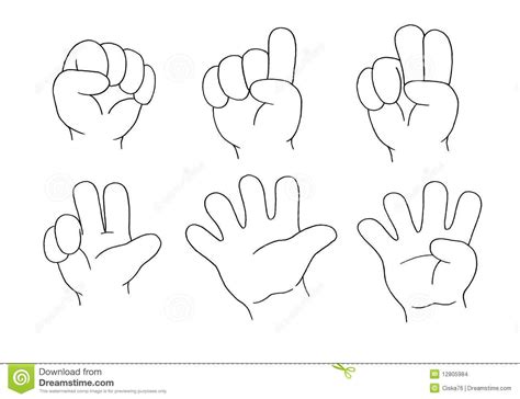 LE MANI E I NUMERI Numeri Numeri Scuola Dell Infanzia Disegni Dito