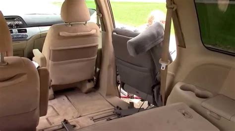 Easy Reach Honda Odyssey Exit View From Interior Rear Youtube