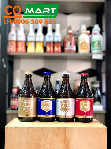 CQ Mart Food Wine Bia Chimay Gold Blond Vàng 4 8 Bỉ Chai 330ml