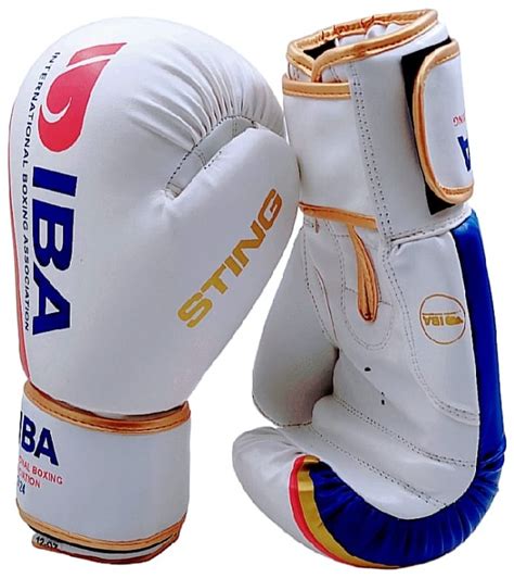 Купить Боксерские перчатки AIBA IBA-001 10 oz белый в Алматы – Магазин ...