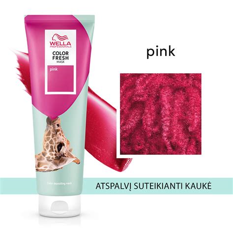 Wella Professionals COLOR FRESH Pink Mask atspalvį suteikianti kaukė