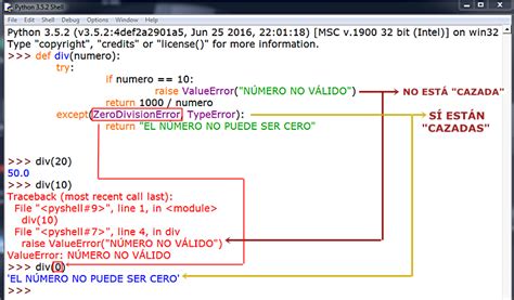 Aprender A Programar Con Python Tratamiento De Excepciones