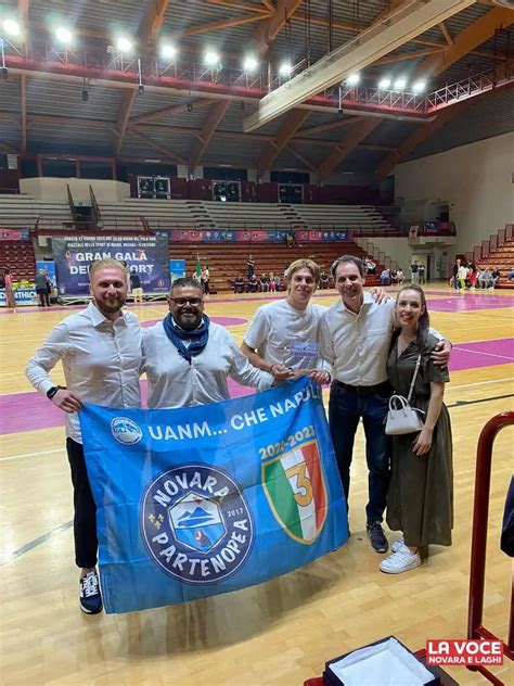 Novara Partenopea festeggia Alessio Zerbin È il nostro campione