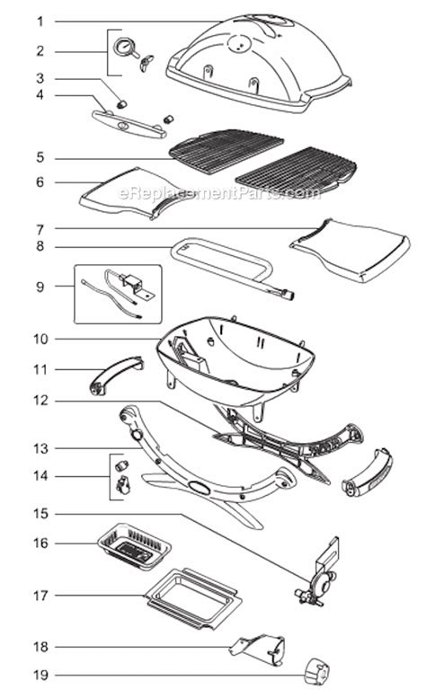 Weber 51060001 Parts List and Diagram : eReplacementParts.com