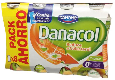 Danacol Danone Yogur L Quido Danacol Tropical Redc Colesterol