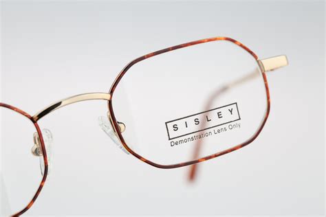 Sisley Sly 309 13m Vintage 90s Gold And Tortoise Small Etsy