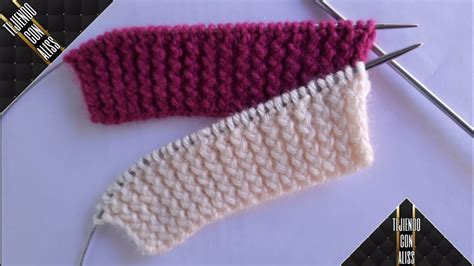 Tejido A Dos Agujas Knitting Patterns Alisson Aldave Youtube