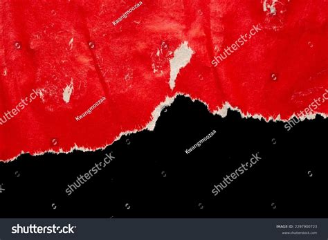 Red Ripped Paper Torn Edges Strips Stock Photo Shutterstock