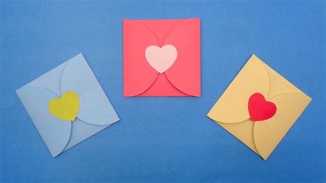 DIY Valentine S Day Envelope Easy Heart Envelope Making For Love