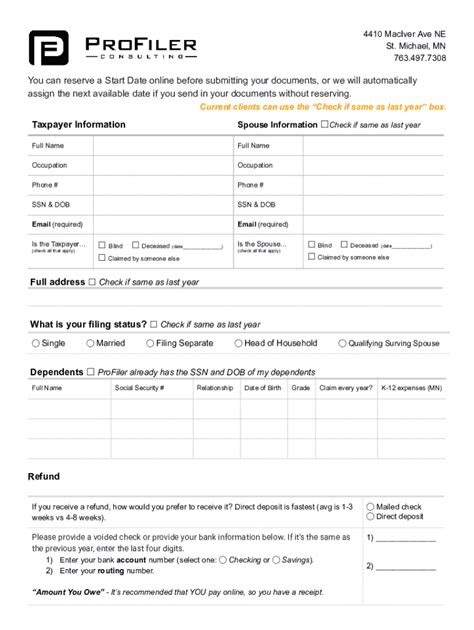 Fillable Online Drop Off Your Taxes Fax Email Print Pdffiller