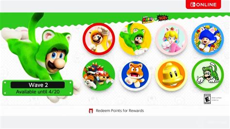 Nuevos Iconos De Super Mario 3d World Para Switch Online