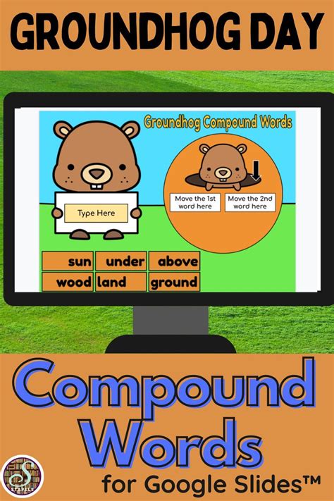 Groundhog Day Compound Words Worksheets And Digital Activities