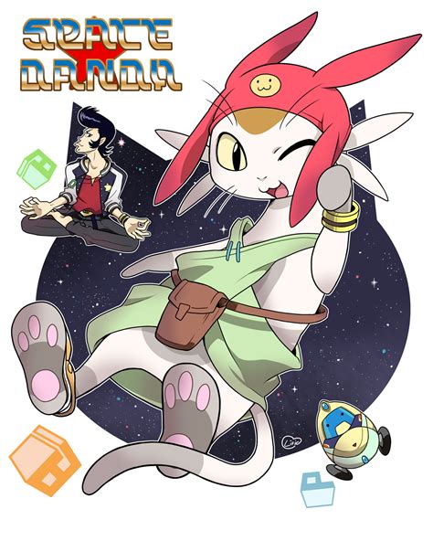 Dandy Meow And Qt Space Dandy Drawn By Reina Upperheaven Danbooru