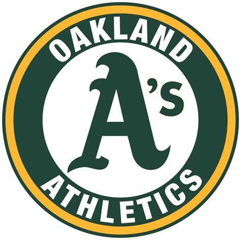 Oakland Athletics logo Circle Logo Vinyl Decal Sticker 5 sizes ...