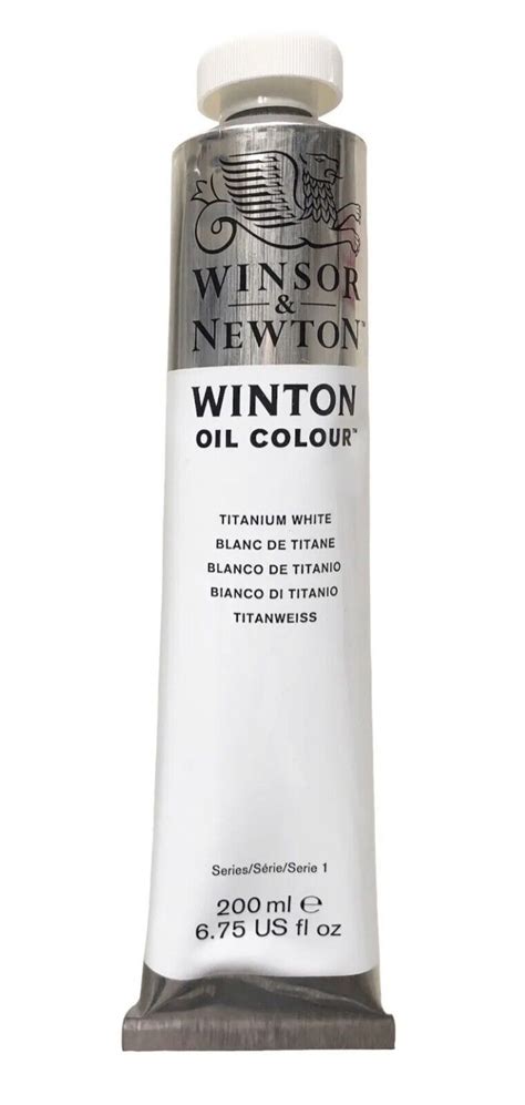 Winsor Newton Winton Ml Oil Paint Colour Titanium White Vesey