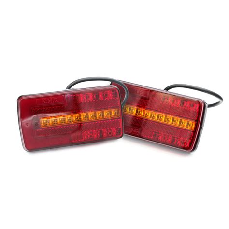 Zestaw 2x Lampy Tylne LED Dynamiczny Kierunkowskaz Agraled Pl