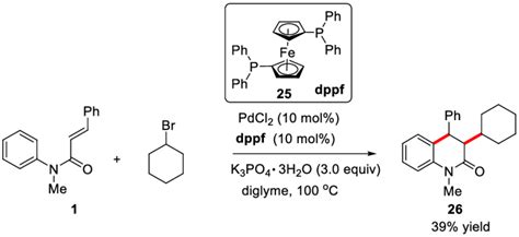 Pd Catalyzed Alkylarylation Of Acrylamides With Unactivated Alkyl