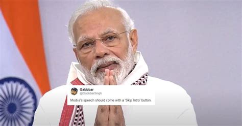 Social Media Narendra Modis Lockdown Extension Speech Provokes Humour