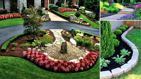 Landscape Design 50 Beautiful Front Yard Flower Bed Ideas Youtube